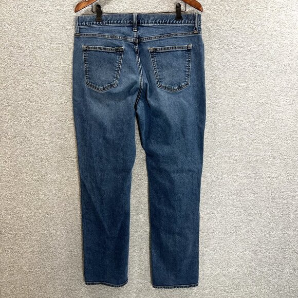 Old Navy Jeans Mens Size 34x31* Blue Denim Straight Medium Wash Casual - Picture 13 of 13